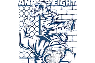 draw a hardcore punk rock chaos graffiti illustrations