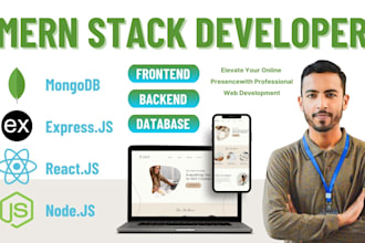 be your mern stack developer for web application