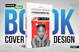 do professional book cover design for KDP, kindle, ebook, paperback, and print