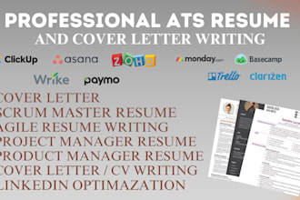 craft ats scrum master resume, project management resume, product manager resume