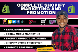 promote shopify store, shopify marketing, or sales funnel to boost shopify sales