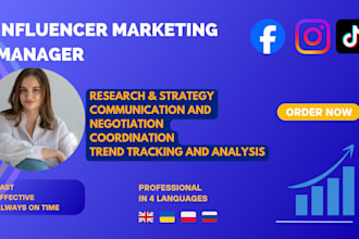 be your influencer marketing manager