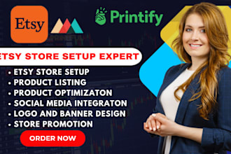 etsy shop setup etsy seo etsy product listing etsy store etsy pod etsy promotion