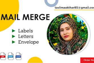 professional mail merge services letters labels and more