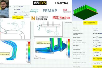 do fea structural strength analysis, engineering and calculation