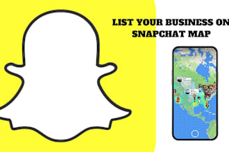 list your business on snapchat map