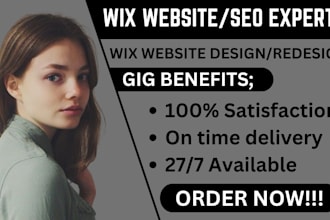 setup wix marketing, wix email campaign, wix website redesign and wix design