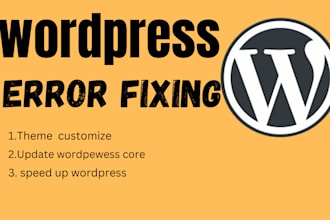 fix wordpress critical error and customize wordpress theme