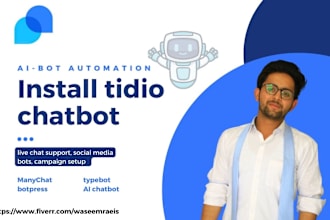create tidio live chat and ai chatbot automation