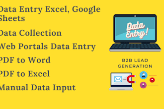data entry, copy paste, typing, google sheets, data input