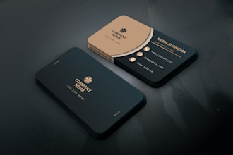 personalized business card design to reflect your brand identity