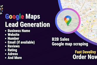 do google maps scraping, b2b sales, and lead generation