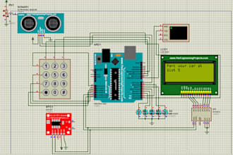 do arduino programming and proteus, tinkercad, wokwi simulation
