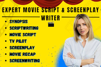 screenplay writer, movie script, film script, screenwriting, TV pilot, TV series