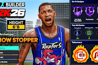 create you the best nba2k26 build suiting your play style and preferences