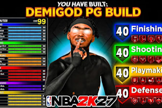 create you the best nba2k27 build suiting your play style and preferences