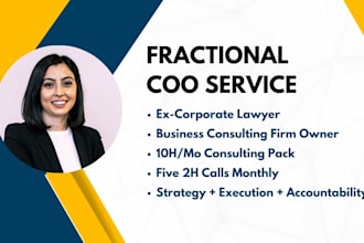 be the fractional coo of your business