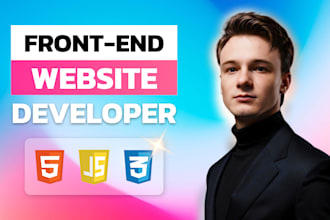 your front end web developer using HTML,CSS and js