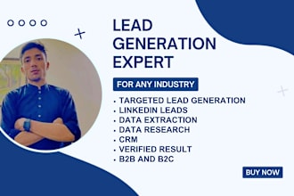 do result oriented lead generation, b2b lead generation, and data scrapping