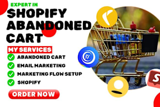 setup shopify store abandoned cart cartly recovery mailchimp rewind postscript
