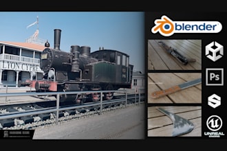 3d modeling for games , high poly , uv mapped , aaa quality
