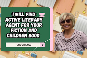 find literary agent for your fiction stories, children book, nonfiction stories