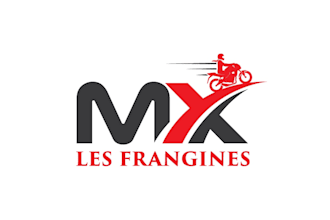 design awesome motocross team mascot logo