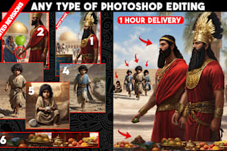 do adobe photoshop editing and image retouching