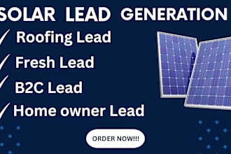 generate fresh solar leads, roofing leads, and homeowners leads for appointment