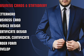 design business card,letterhead,stationery,order form