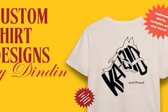 make cute and cool merchandise designs for you