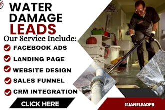 generate water damage restoration leads fire damage mold remediation leads