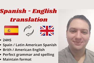 provide high quality translations eng spa