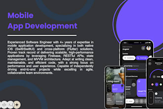 build responsive flutter apps for android and ios with clean UI