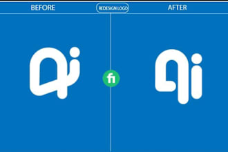 fix, modify, recreate, revamp or rebrand your old logo