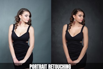 do advance high end headshot bulk image photo editing and retouching