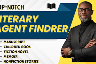 find active literary agents for your book and ebooks, movie script children book
