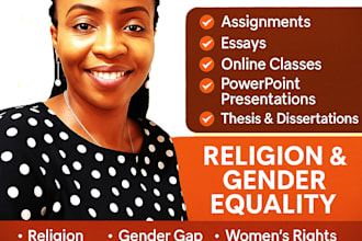 do religion, assigned, gender gap, children rights, women and equity agenda
