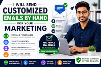 send customized emails manually for your marketing