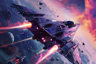 make your sci fi illustration, sci fi art
