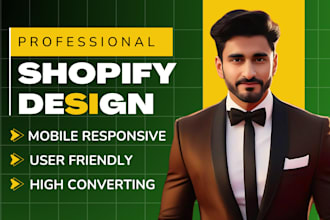 design shopify store and redesign shopify store