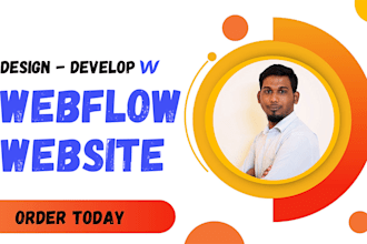 design or develop webflow website, figma to webflow, webflow expert