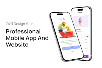 design a professional, clean, and stunning ui mobile app