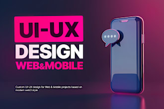 create figma ui ux design for your web or mobile app