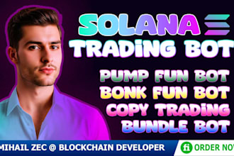 build trading volume copy trading jito bundle for pump fun bonk fun on solana