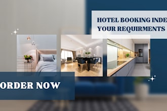 create a professional hotel booking website