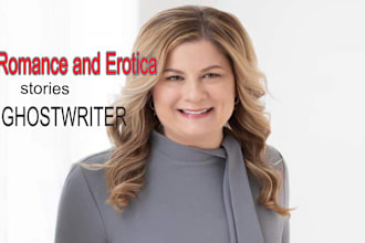 ghostwrite steamy romance erotica bdsm short stories or novels