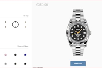 configure and customize your watch product on shopify kickflip and shopify zakek