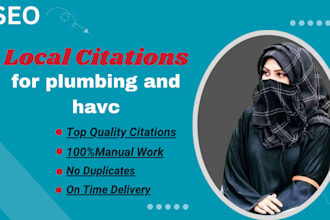 do customized local SEO citations for plumbing and hvac