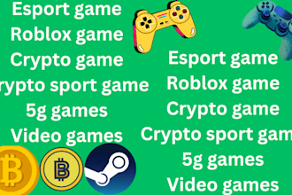 build esport game roblox game crypto game crypto sport game 5g games video games